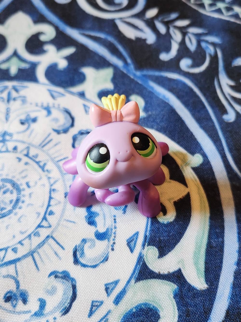 LPS Littlest PetShop Hasbro Figure #136 Spider Collectible Retro Toy